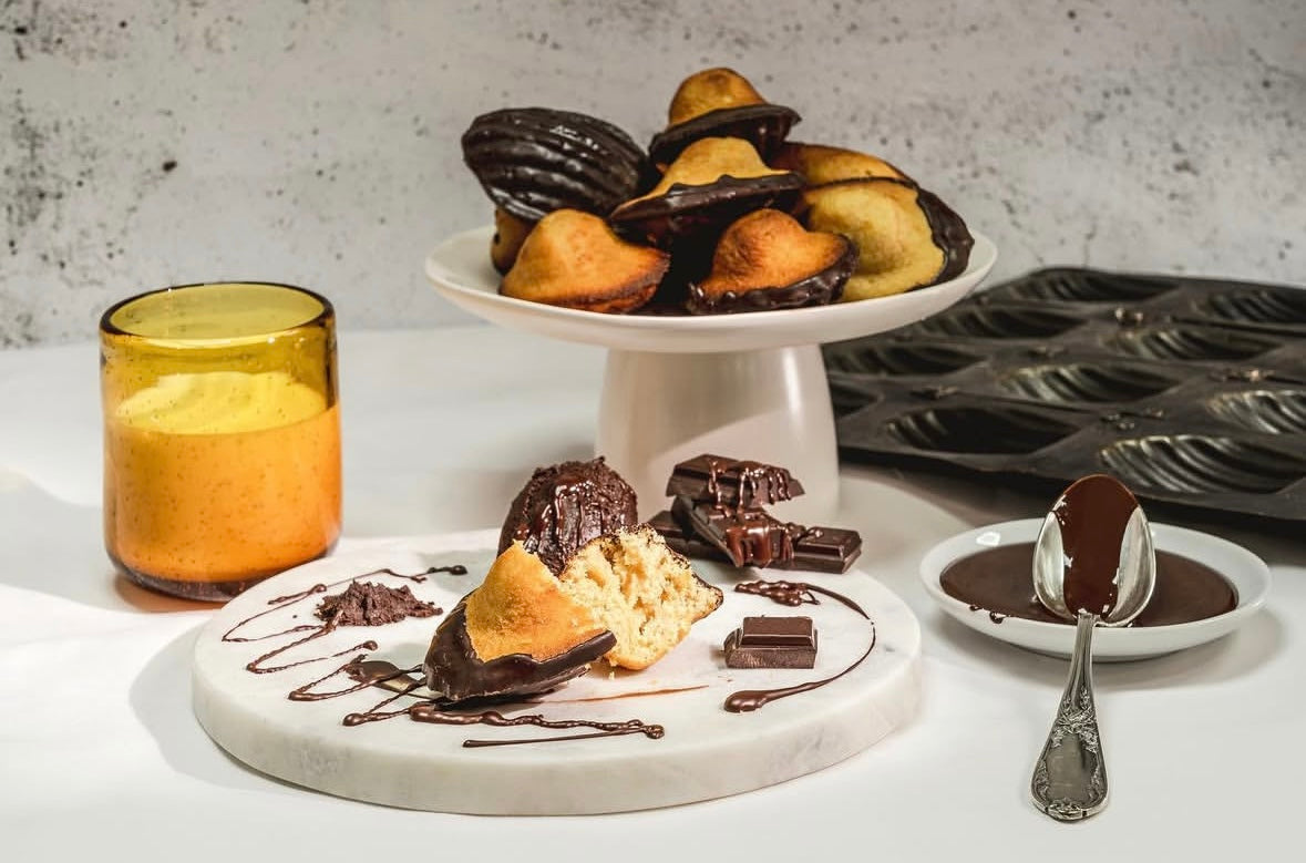 Madeleines chocolat noir