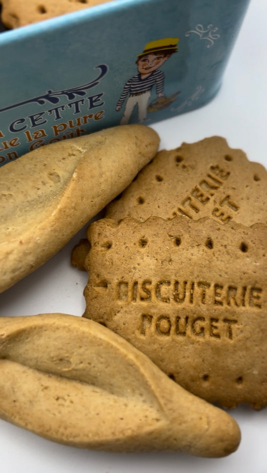 Boite assortiment moitié Navette Nature / moitié Petit Pouget