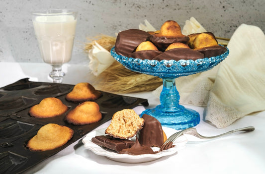 Madeleines chocolat au lait