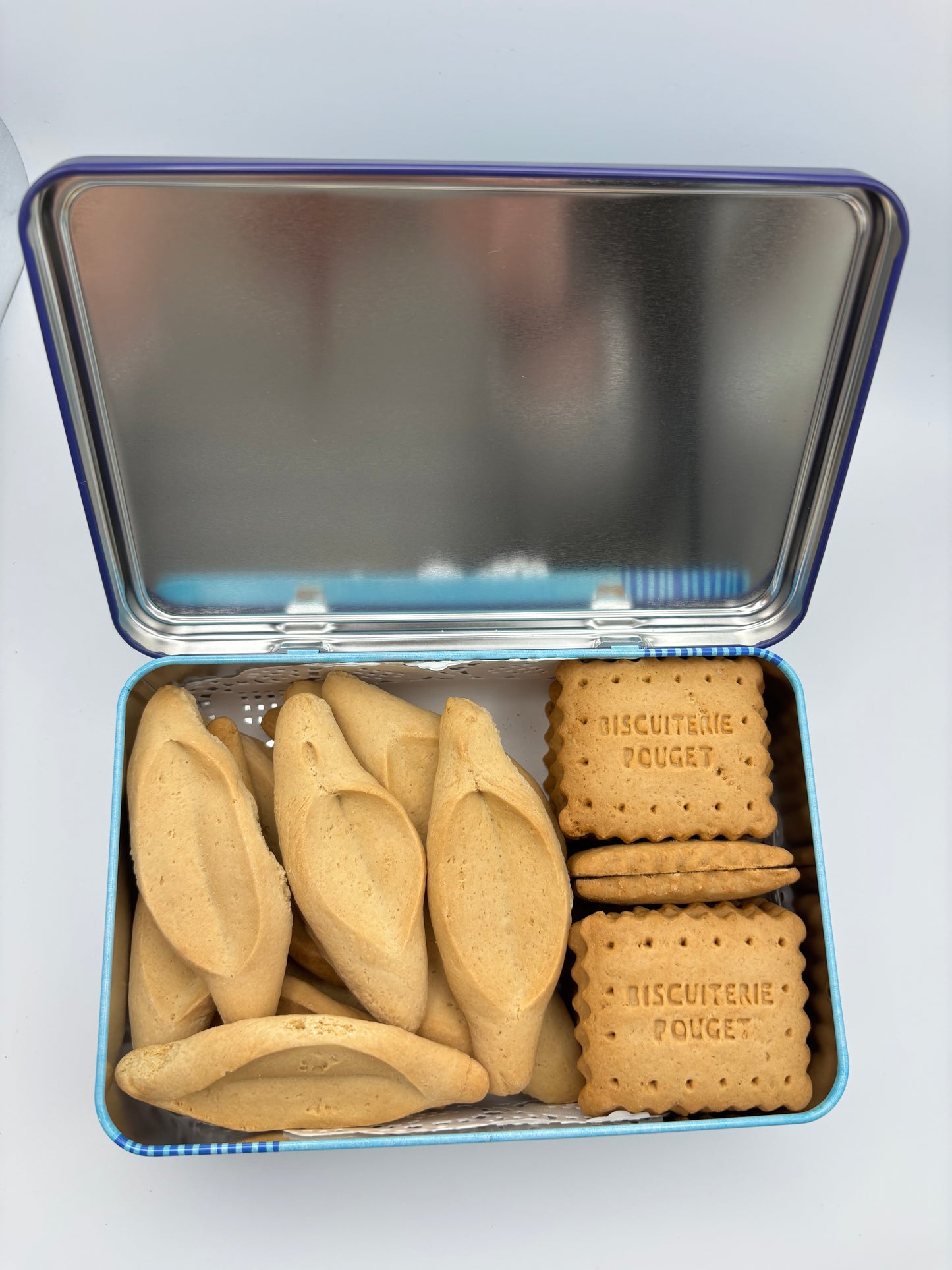 Boite assortiment moitié Navette Nature / moitié Petit Pouget