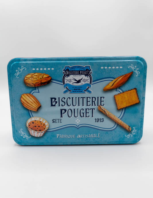 Boite Biscuiterie Pouget assortiment navettes
