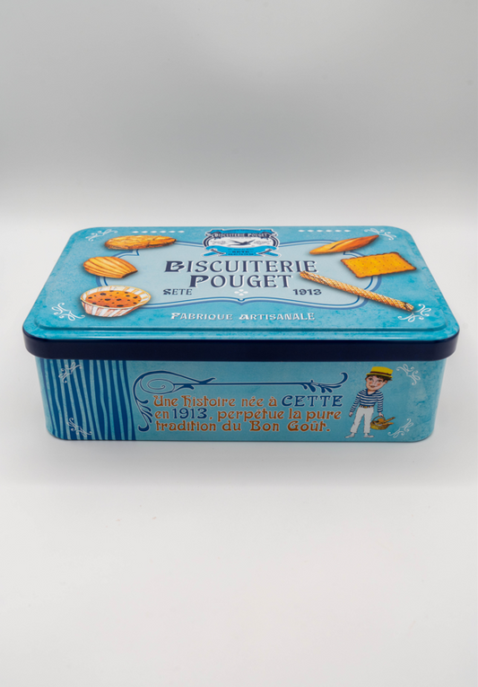Boite Biscuiterie Pouget vide