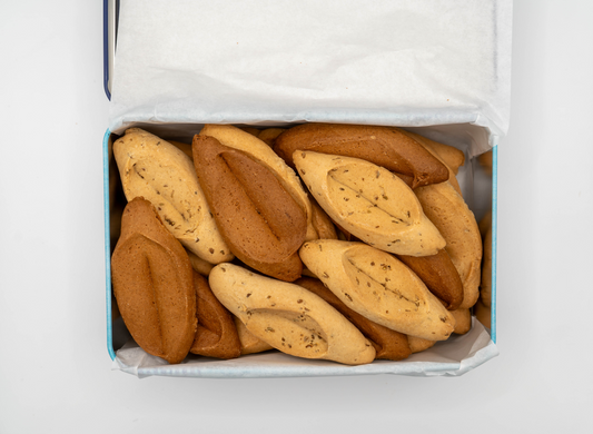 Boite Biscuiterie Pouget assortiment navettes